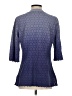 Athleta 100% Cotton Blue 3/4 Sleeve Blouse Size S - photo 2