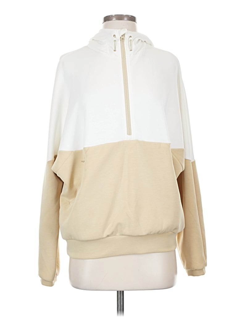Pre-owned Prana Track Jacket In Ivory