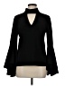 Milly Black Long Sleeve Blouse Size 6 - photo 1