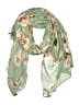 Unbranded 100% Polyester Floral Green Scarf One size - photo 1