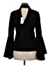 Milly Black Long Sleeve Blouse Size 6 - photo 2