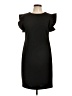 Calvin Klein Solid Black Cocktail Dress Size 12 - photo 1