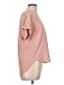 Maurices 100% Polyester Pink Short Sleeve Top Size L - photo 4