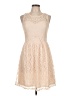 Pinky 100% Nylon Ivory Cocktail Dress Size L - photo 1