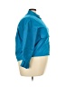 Schrotter Sacks Color Block Teal Blue 3/4 Sleeve Button-Down Shirt Size 5X - photo 4