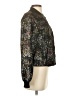 BLANK Black Long Sleeve Blouse Size S - photo 4