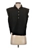 Marea by Liz Joy 100% Cotton Black Sleeveless Button-Down Shirt Size XS - photo 1