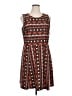 H&M Print Brown Casual Dress Size XL - photo 1