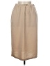 LUMINARY 100% Polyester Solid Tan Casual Skirt Size M - photo 1