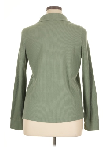 Caslon Long Sleeve Polo (view 2)