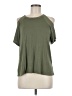 Lavender Fields Green Short Sleeve Top Size M - photo 1