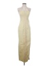 PrettyLittleThing 100% Polyester Ivory Cocktail Dress Size 4 - photo 1