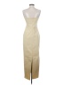 PrettyLittleThing 100% Polyester Ivory Cocktail Dress Size 4 - photo 2