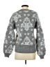 Lewit Floral Gray Pullover Sweater Size XS - photo 2