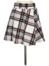 Shein Plaid White Casual Skirt Size 4 - photo 1