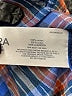 Carter's 100% Cotton Plaid Blue Long Sleeve Button-Down Shirt Size 2T - photo 4