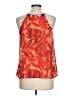 Papermoon 100% Polyester Orange Sleeveless Blouse Size L - photo 2