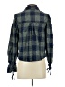 We the Free Plaid Blue Long Sleeve Button-Down Shirt Size XS - photo 2