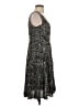 Sigrid Olsen 100% Silk Animal Print Gray Cocktail Dress Size 4 - photo 4