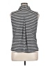 Notations Stripes Black Sleeveless Button-Down Shirt Size XL - photo 2