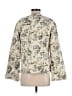 J.Jill 100% Cotton Floral Ivory Blazer Size S - photo 2