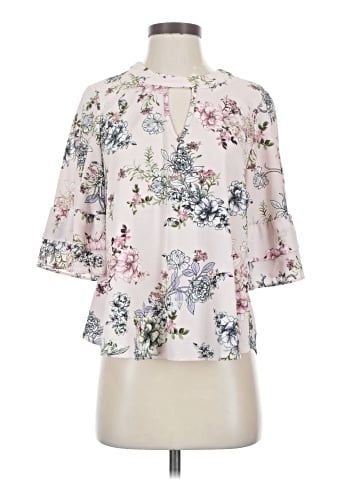 Urban Romantics 3/4 Sleeve Blouse (view 1)
