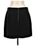 Banana Republic 100% Polyester Solid Black Casual Skirt Size 12 - photo 2