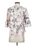 Urban Romantics Floral Pink 3/4 Sleeve Blouse Size S - photo 2