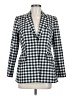 Lela Rose Checkered-gingham Black Blazer Size 8 - photo 1