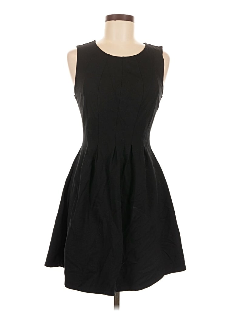 Pre-owned Monteau Cocktail Dress In Black