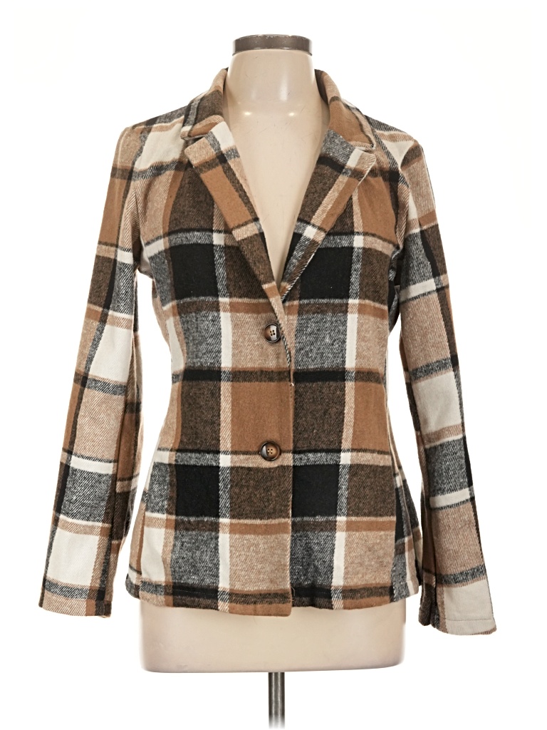 Pre-owned Shein Jacket In Brown