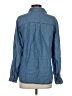 Dokotoo 100% Lyocell Blue Long Sleeve Button-Down Shirt Size S - photo 2