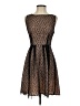 Aryn K. 100% Polyester Animal Print Brown Cocktail Dress Size XS - photo 1