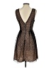Aryn K. 100% Polyester Animal Print Brown Cocktail Dress Size XS - photo 2