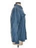 Dokotoo 100% Lyocell Blue Long Sleeve Button-Down Shirt Size S - photo 4