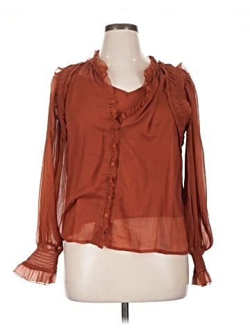 Forever That Girl for Anthropologie Long Sleeve Blouse (view 1)