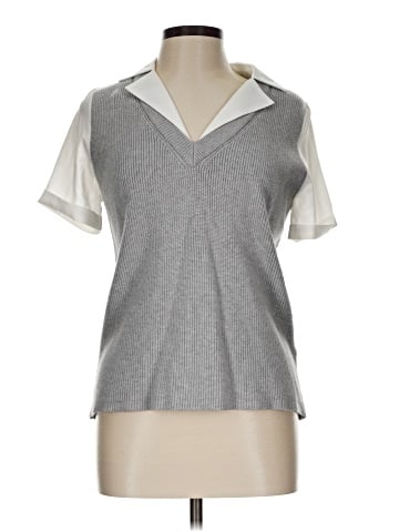 Jones New York Short Sleeve Blouse (view 1)