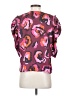 Crosby 100% Polyester Pink Short Sleeve Blouse Size S - photo 2
