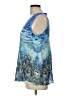 Apt. 9 100% Polyester Blue Sleeveless Blouse Size L - photo 5