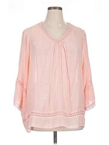 New Directions 3/4 Sleeve Blouse (view 1)