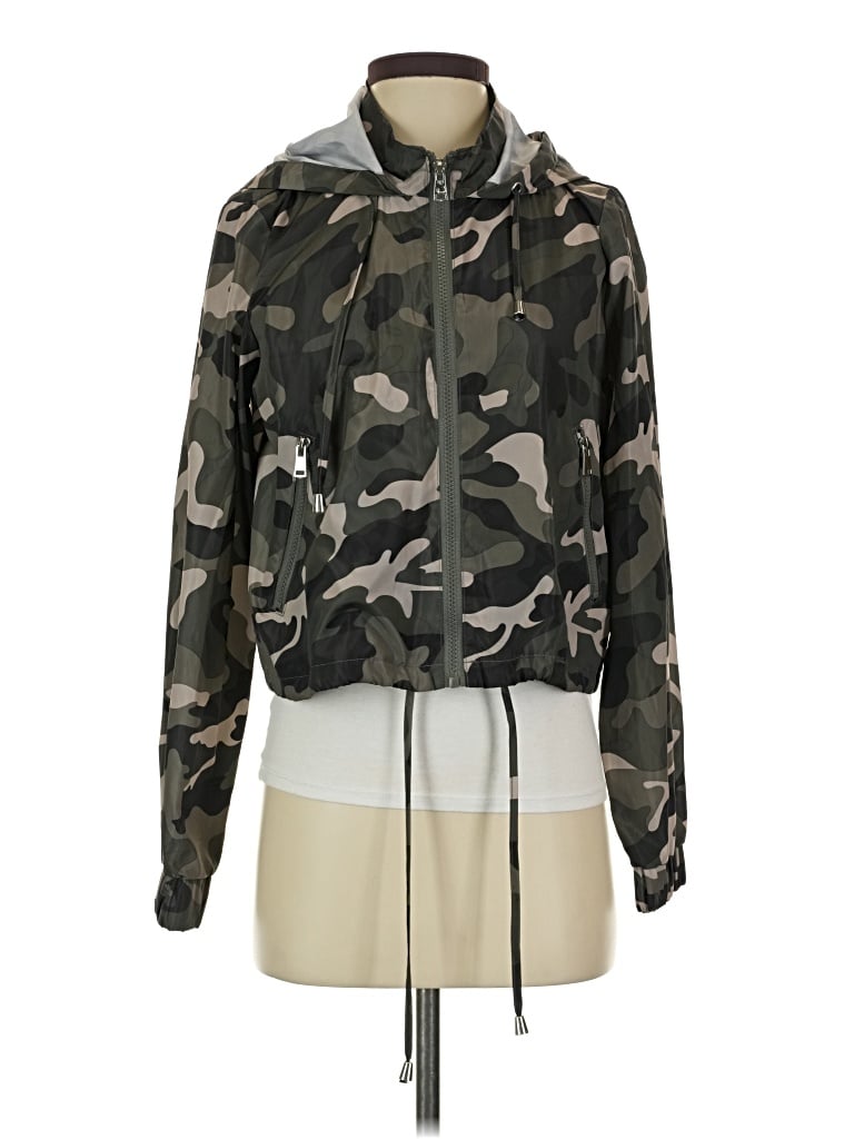 Pre-owned Ci Sono Windbreaker Jacket In Green
