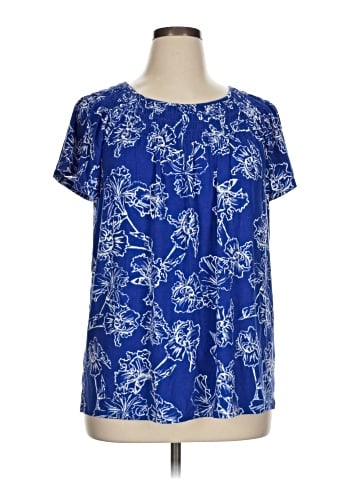 Style&Co Short Sleeve Blouse (view 1)