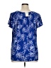 Style&Co Blue Short Sleeve Blouse Size 0X - photo 2