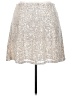 Ann Taylor LOFT 100% Polyester Metallic Silver Formal Skirt Size 18 - photo 2