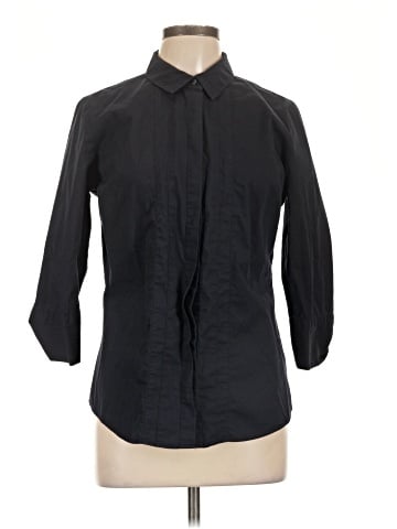 Worthington 3/4 Sleeve Button-Down Shirt (view 1)
