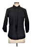 Worthington Black 3/4 Sleeve Button-Down Shirt Size L - photo 1