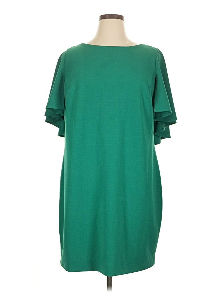 Pre-owned Calvin Klein Casual Dress In Green