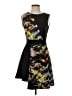 Milly Graphic Black Cocktail Dress Size 4 - photo 1