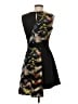 Milly Graphic Black Cocktail Dress Size 4 - photo 2