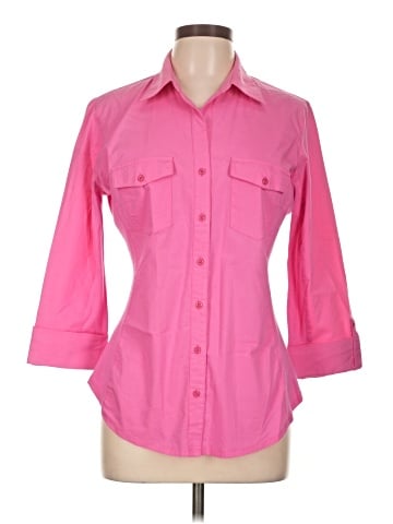 Zac & Rachel 3/4 Sleeve Button-Down Shirt (view 1)